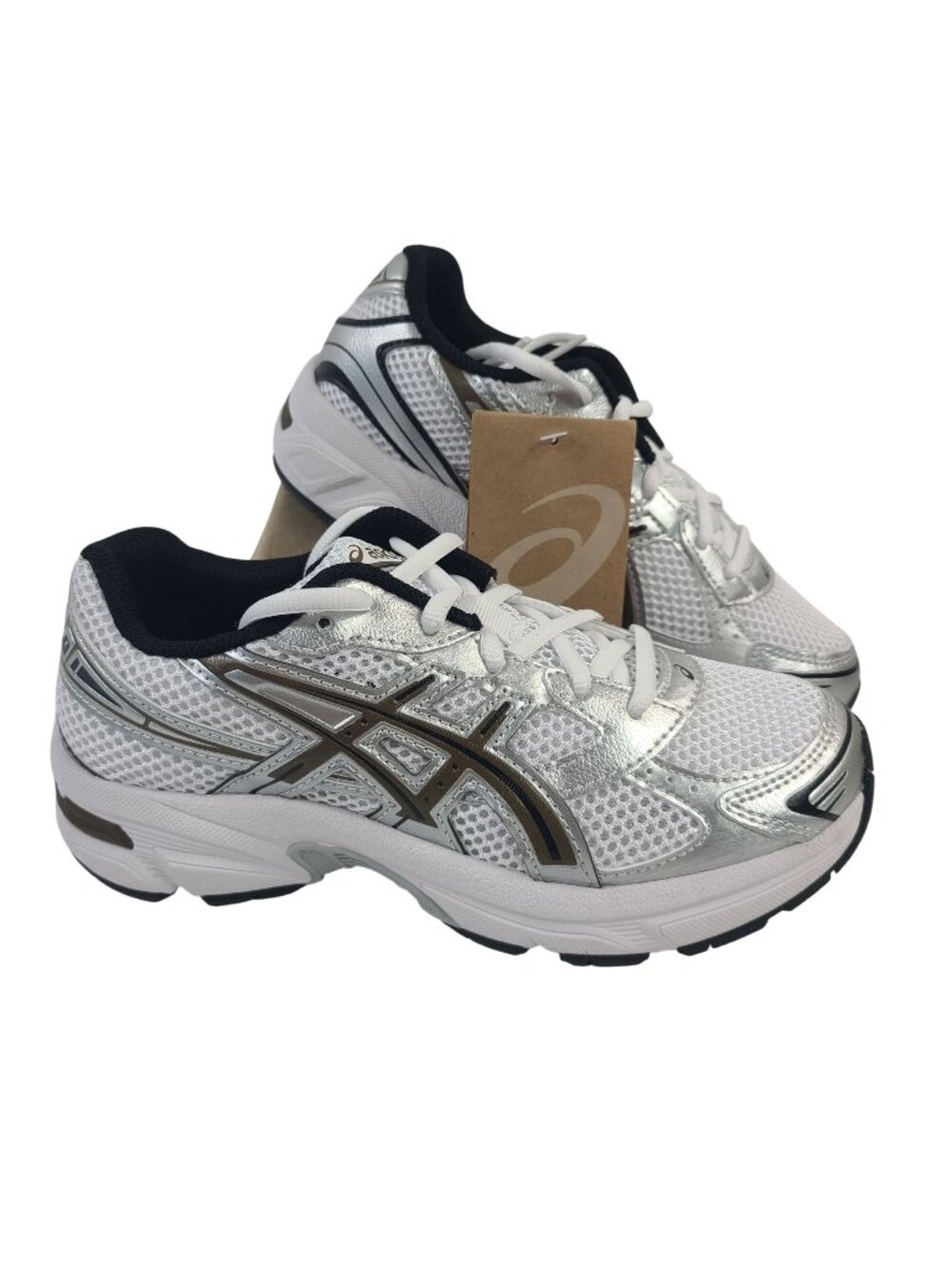 NEW Asics Gel-1130 GS Kids Running Shoes White/Clay Canyon US Size 4